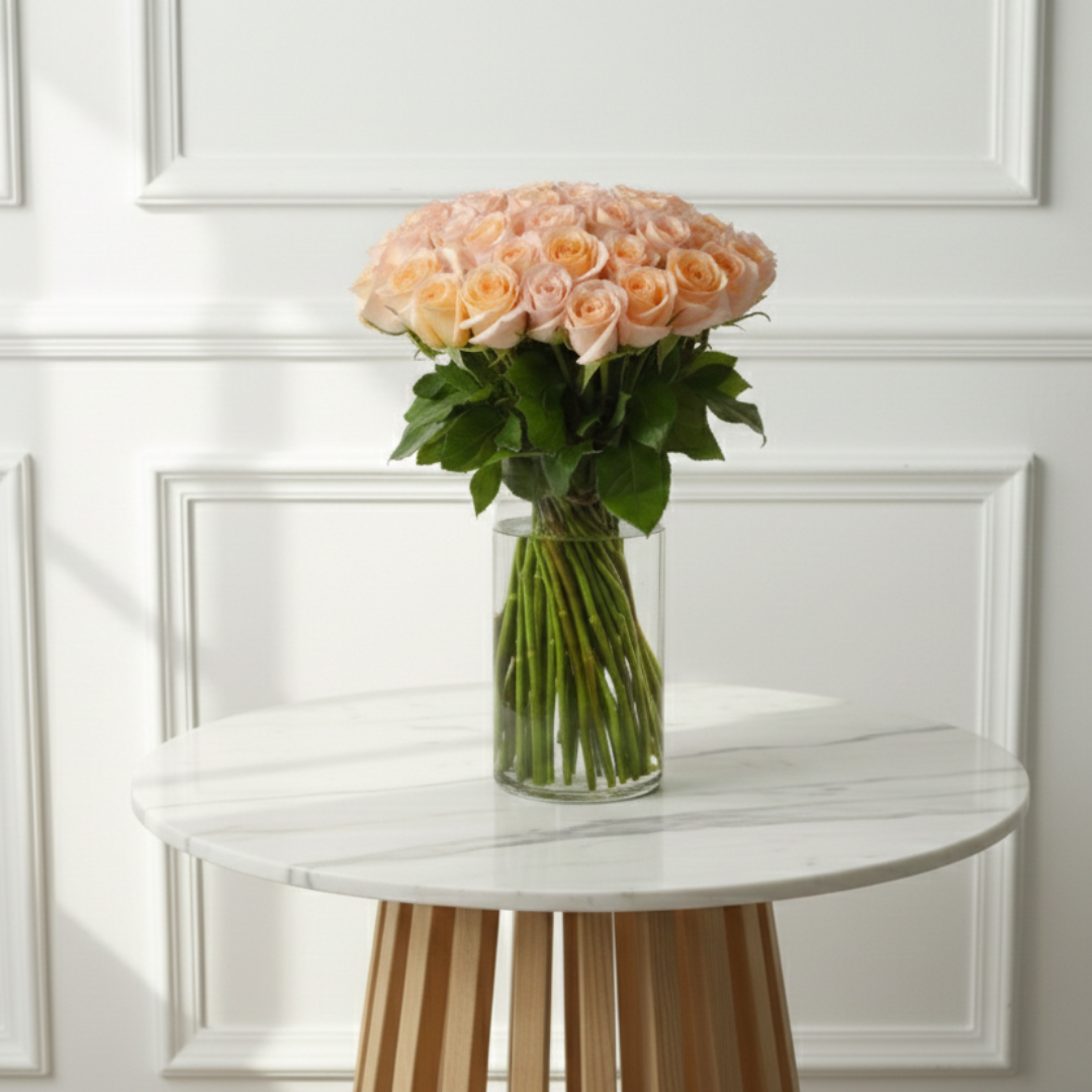 50 Rose Vase Delight - THF4000