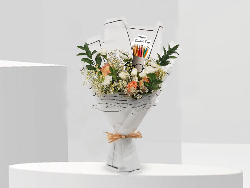 B15501 - Citrus Whisper - Buy Bouquet in Qatar | 24 Hour Flower