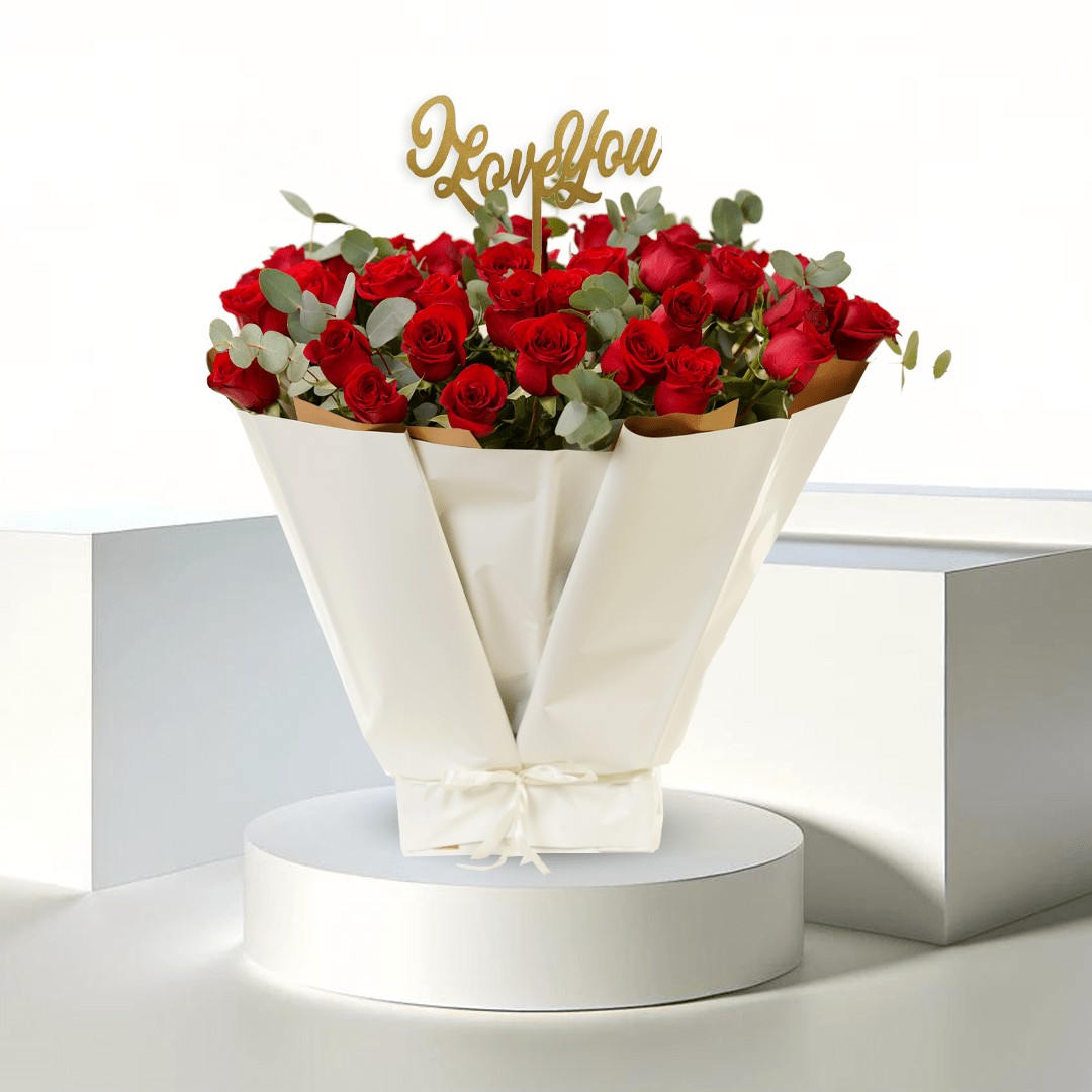 Blushing Hearts - Buy Bouquet in Qatar | 24 Hour Flower