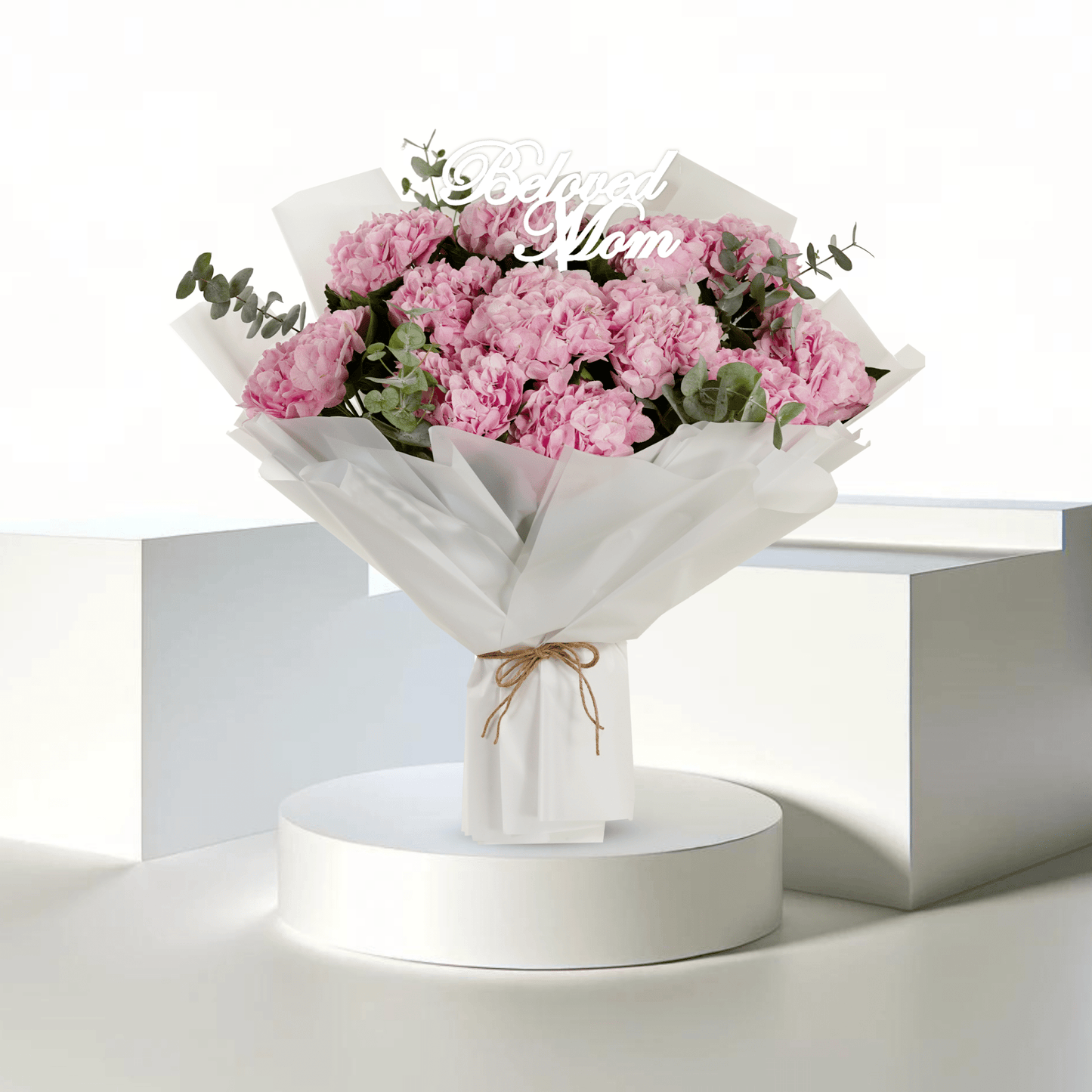 Blushing Hydrangeas MD - Buy in Qatar | 24 Hour Flower