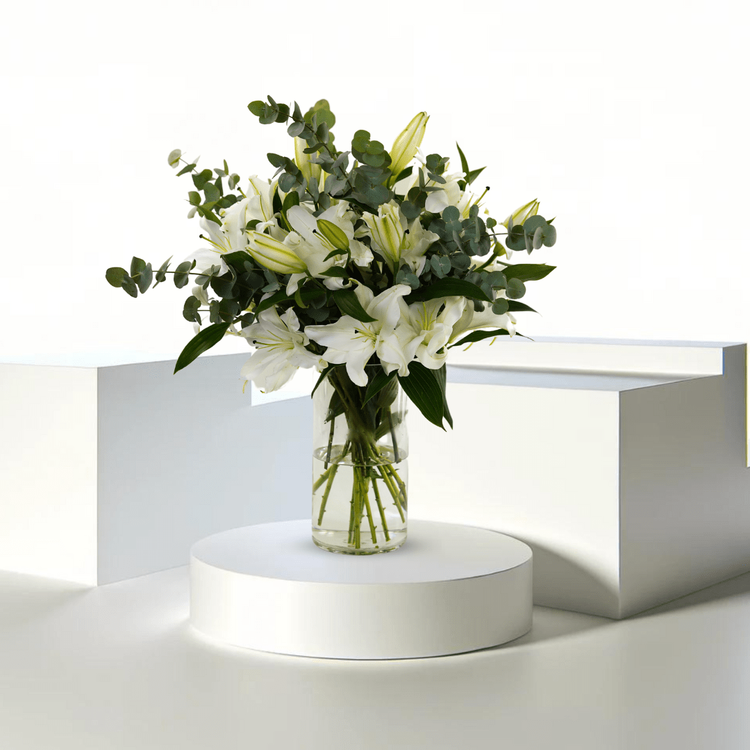 Floral Opulence - Buy Vase Arrangement in Qatar | 24 Hour Flower