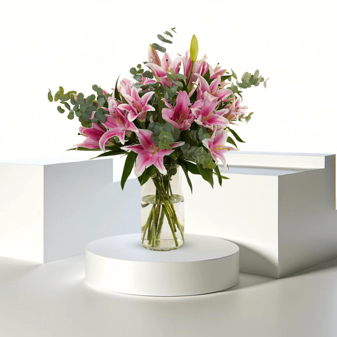 Floral Opulence - Buy Vase Arrangement in Qatar | 24 Hour Flower