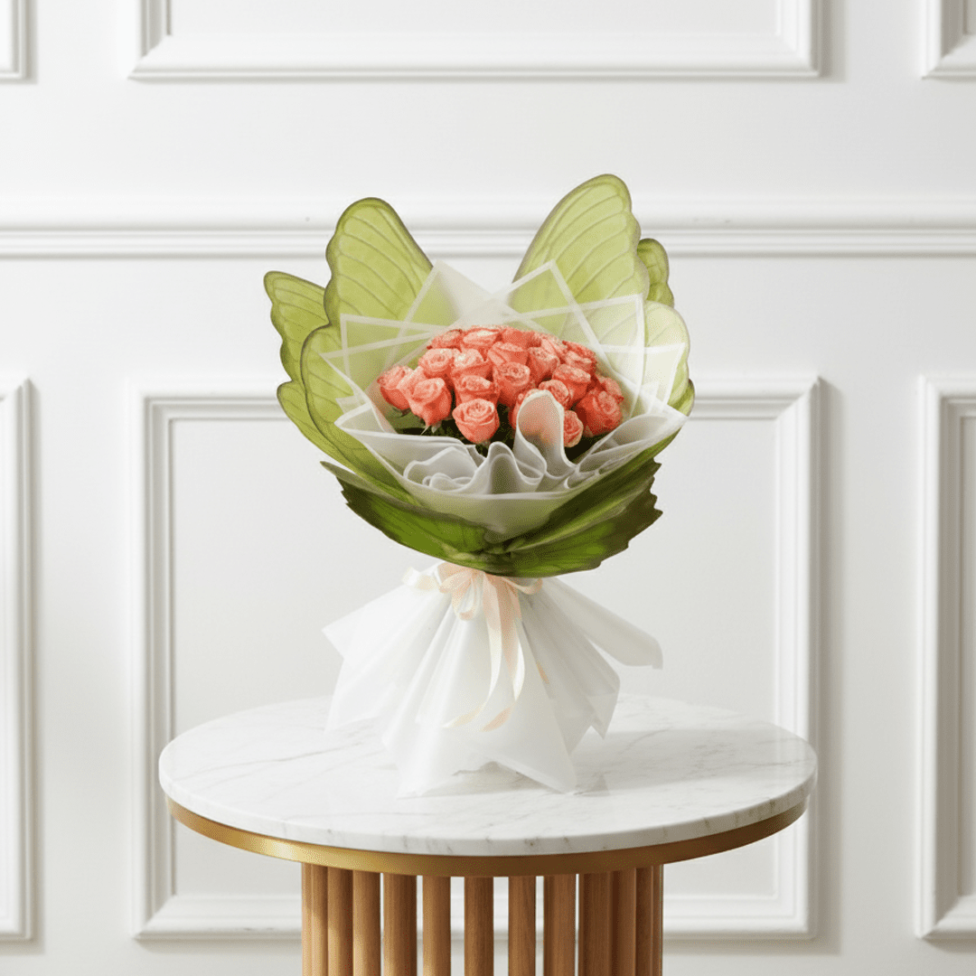 Golden Wings THF1006 - Buy Bouquet in Qatar | 24 Hour Flower