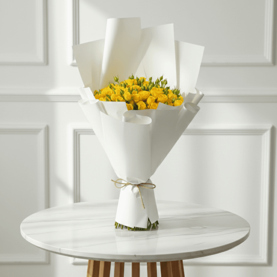 Ivory Elegance - THF1008 - Buy Bouquet in Qatar | 24 Hour Flower
