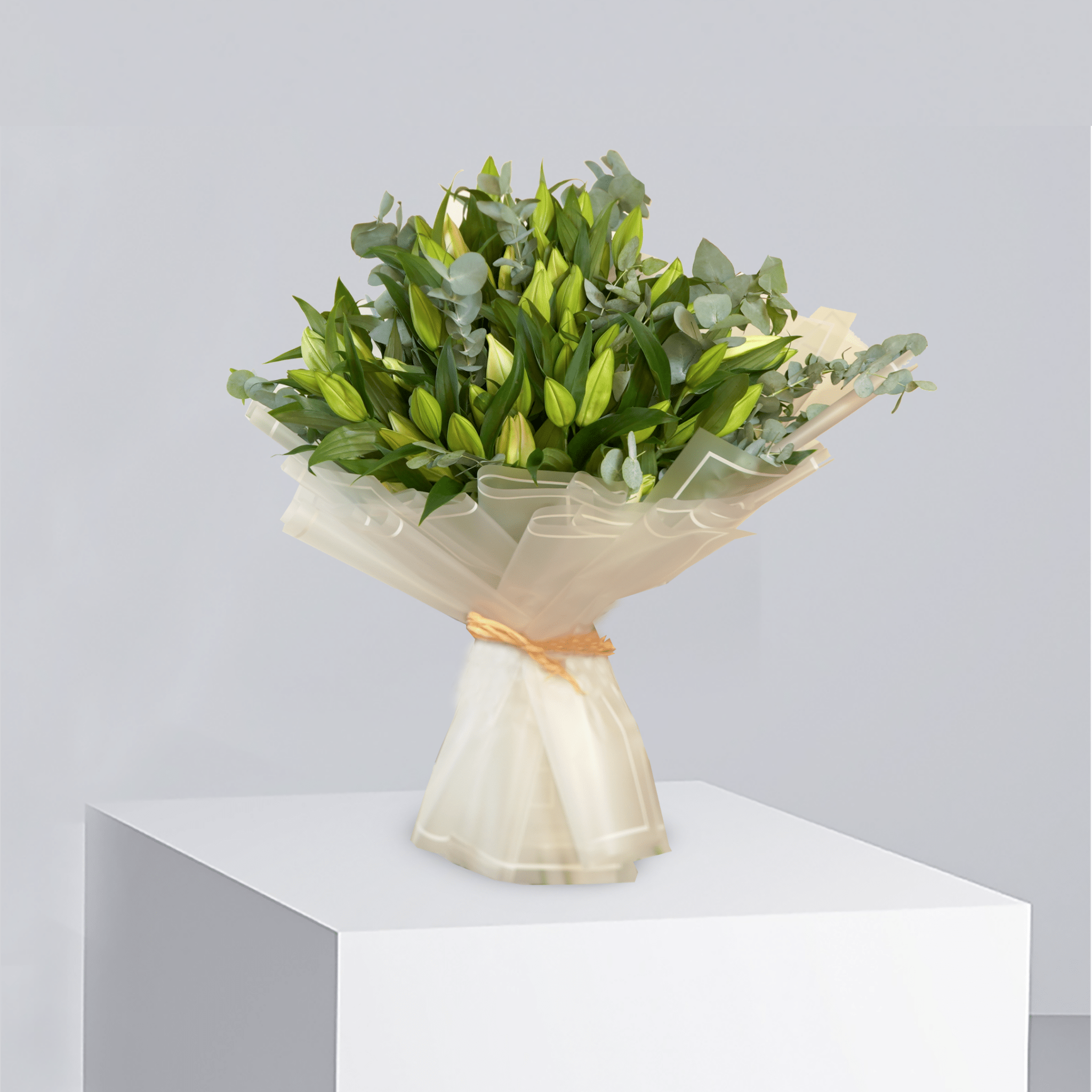 Lustrous Lily - T1055 - Buy Bouquet in Qatar | 24 Hour Flower