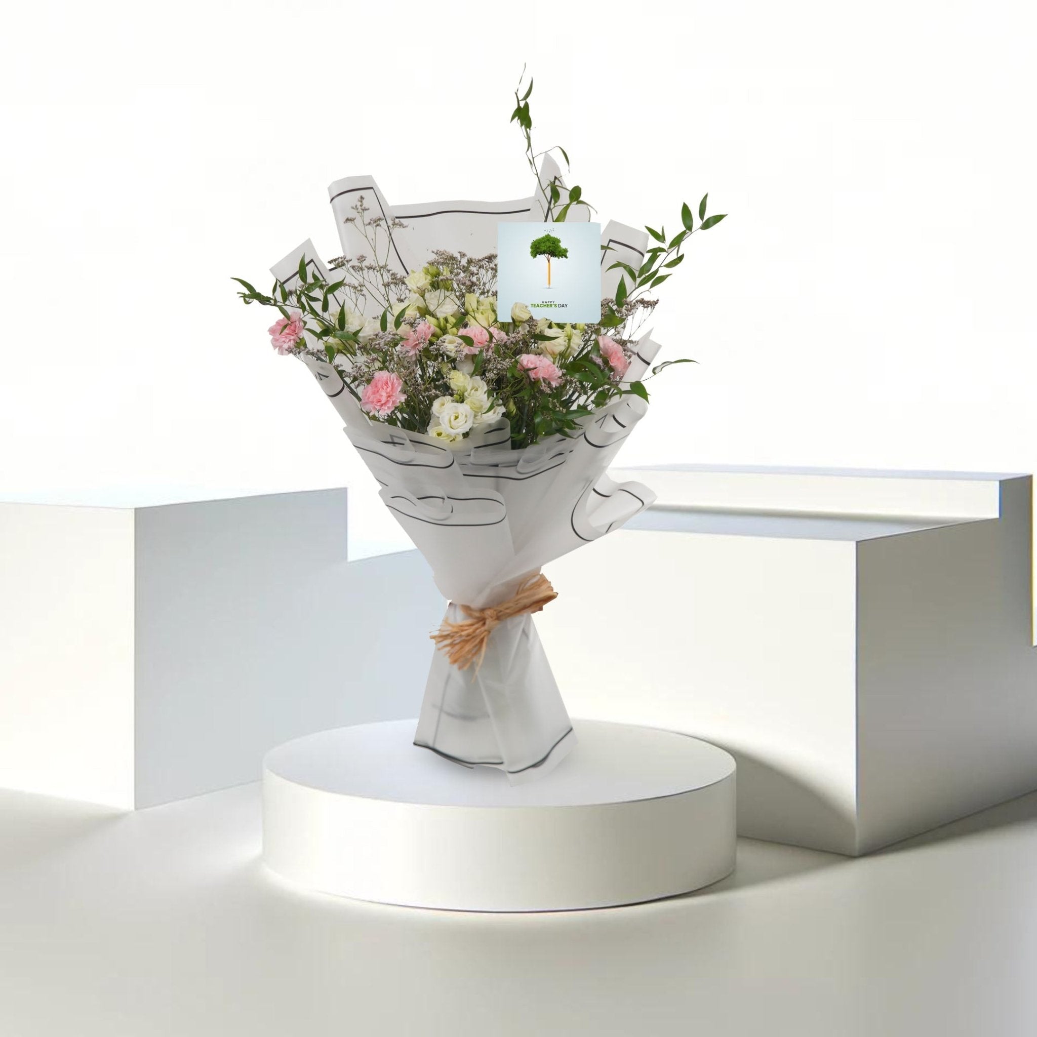 Pastel Grace - T1071 - Buy Bouquet in Qatar | 24 Hour Flower