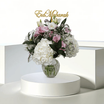 Pastel Poise - T14530 - Buy Vase Arrangement in Qatar | 24 Hour Flower