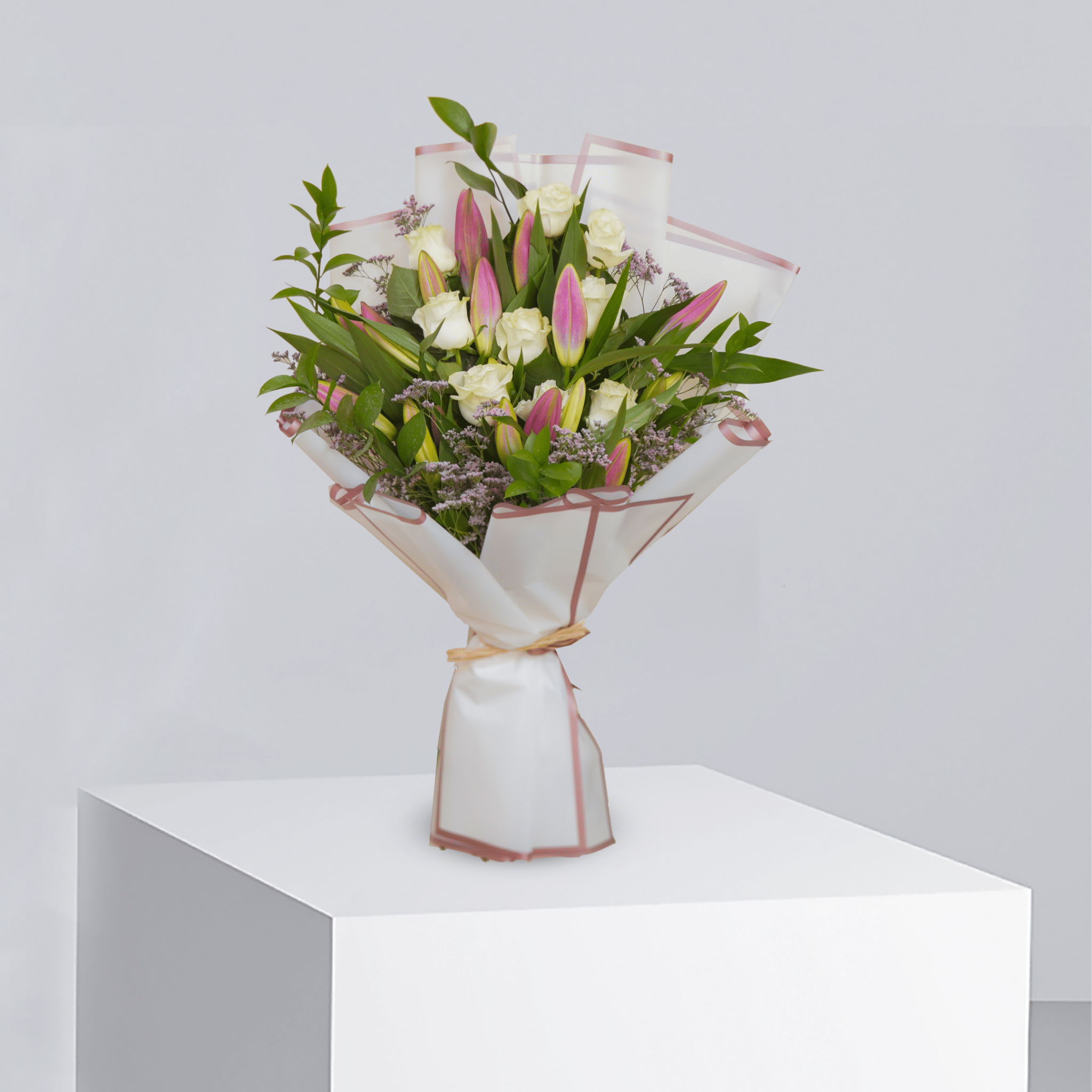 Pink Serenity - T1045 - Buy Bouquet in Qatar | 24 Hour Flower