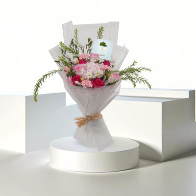 Pink Serenity - T1072 - Buy Bouquet in Qatar | 24 Hour Flower