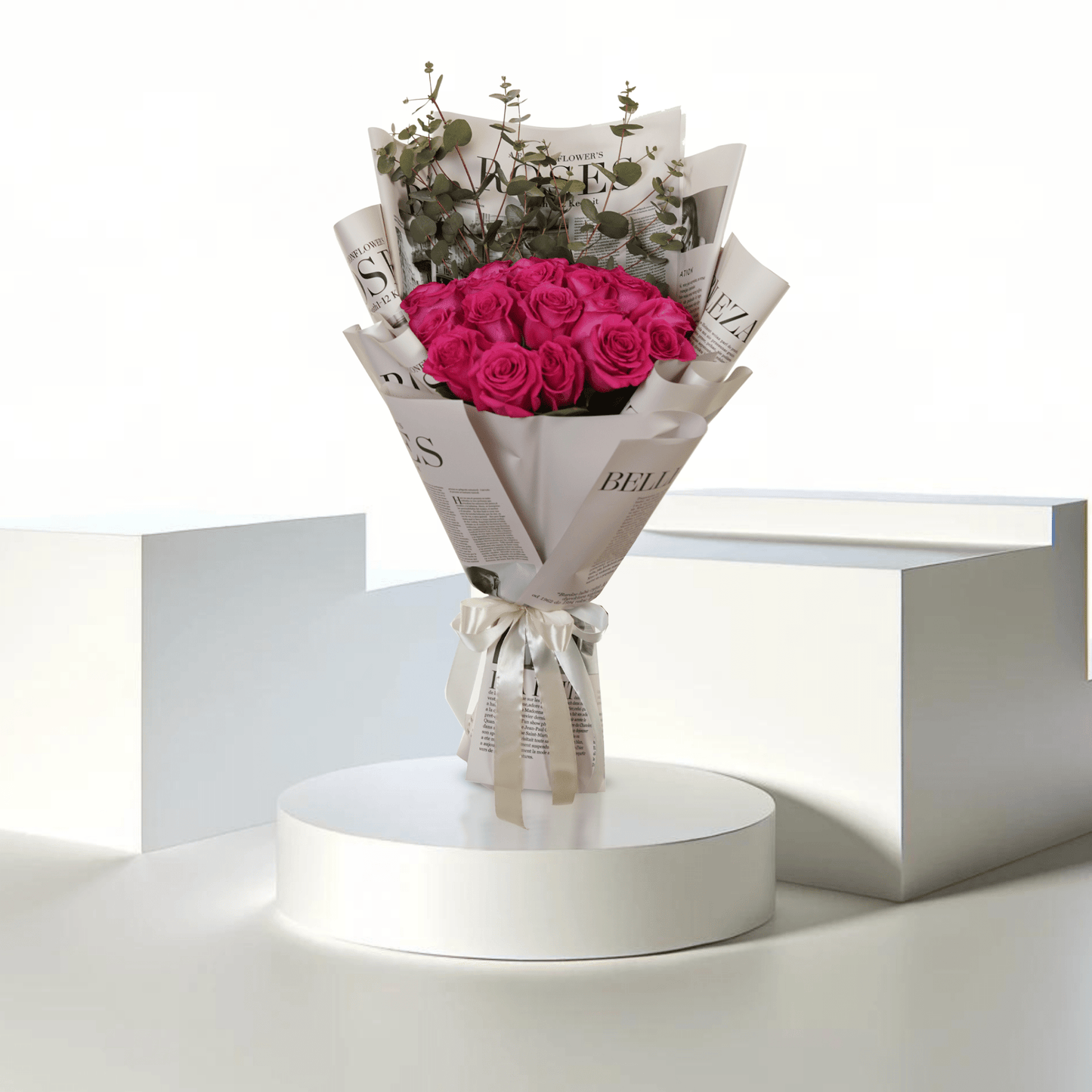 Rosy Headlines - Buy Bouquet in Qatar | 24 Hour Flower