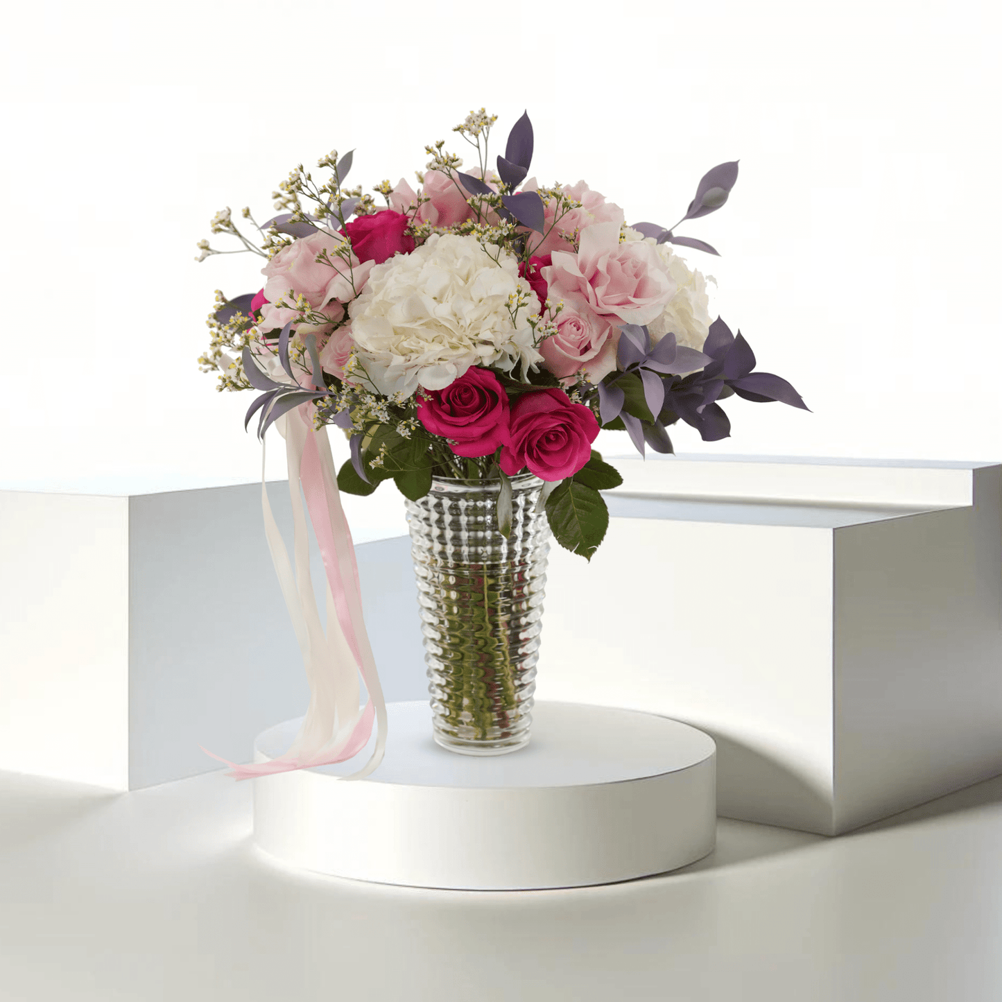 Sinfonía Floral - Buy Vase Arrangement in Qatar | 24 Hour Flower