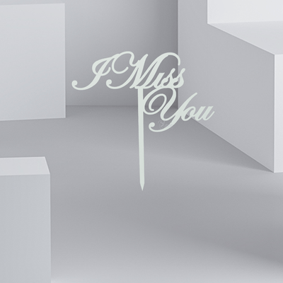 I Miss You Arcylic Stick - Buy in Qatar | 24 Hour Flower