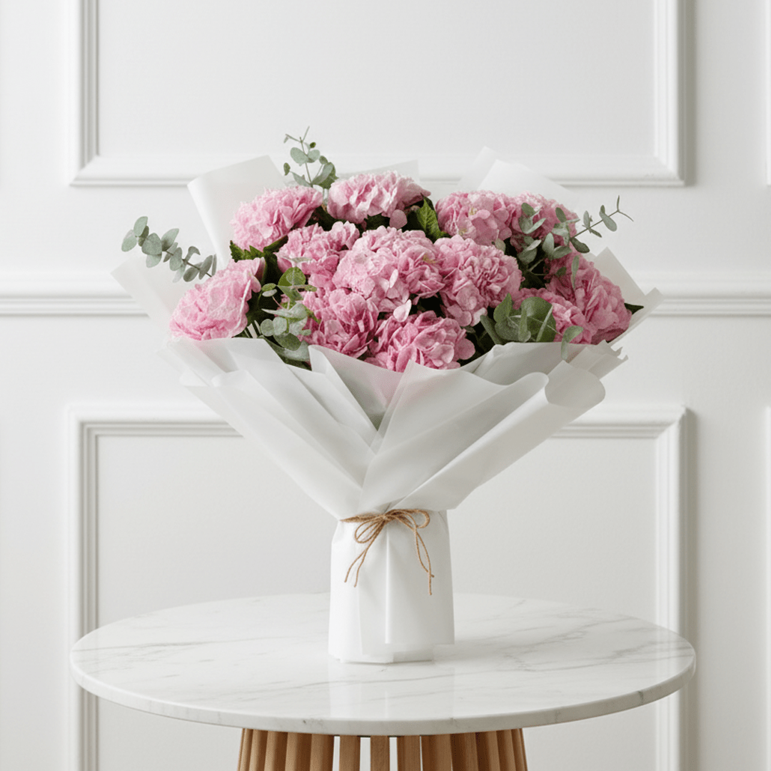 Blushing Hydrangeas Pink WD