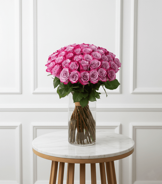 50 Rose Vase Delight -THF4000
