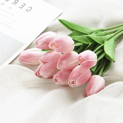 Artificial Flowers Pink Tulip