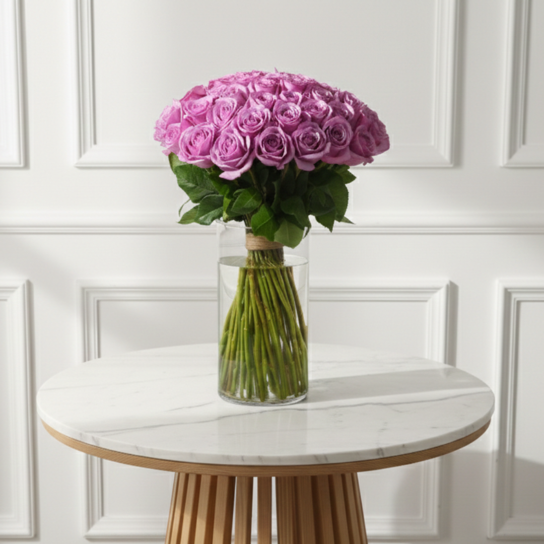 50 Rose Vase Delight - THF4000