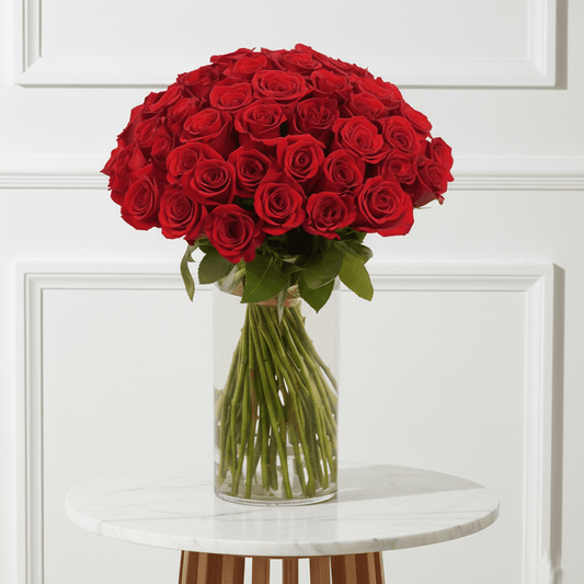 50 Rose Vase Delight -THF4000