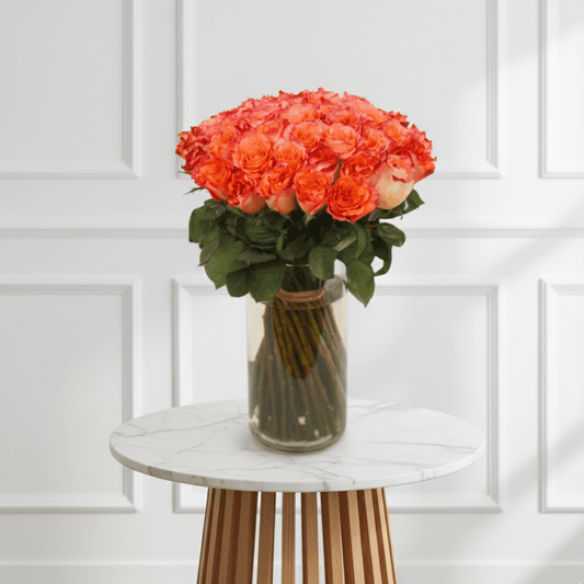 50 Rose Vase Delight - WD