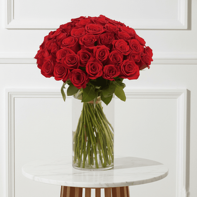 50 Rose Vase Delight - THF4000