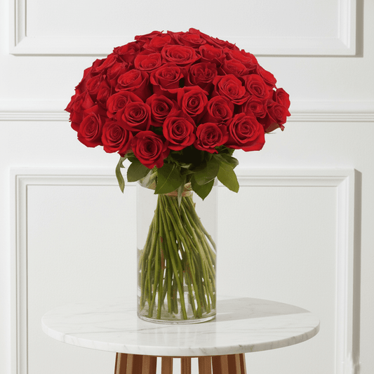 50 Rose Vase Delight - THF4000