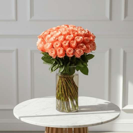 50 Rose Vase Delight (KAHALA ) - WD