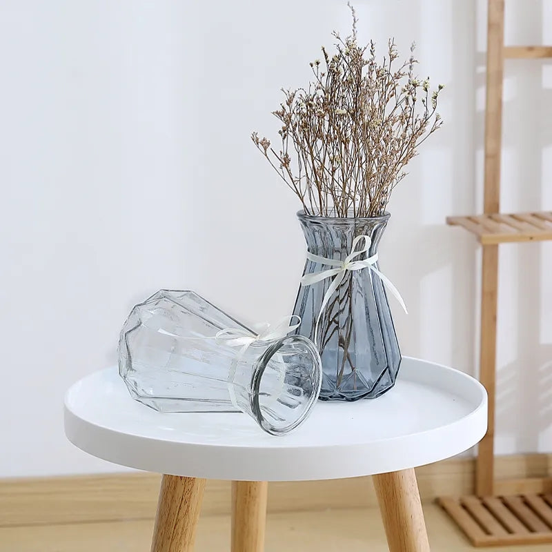 Small Glass Vase Transparent