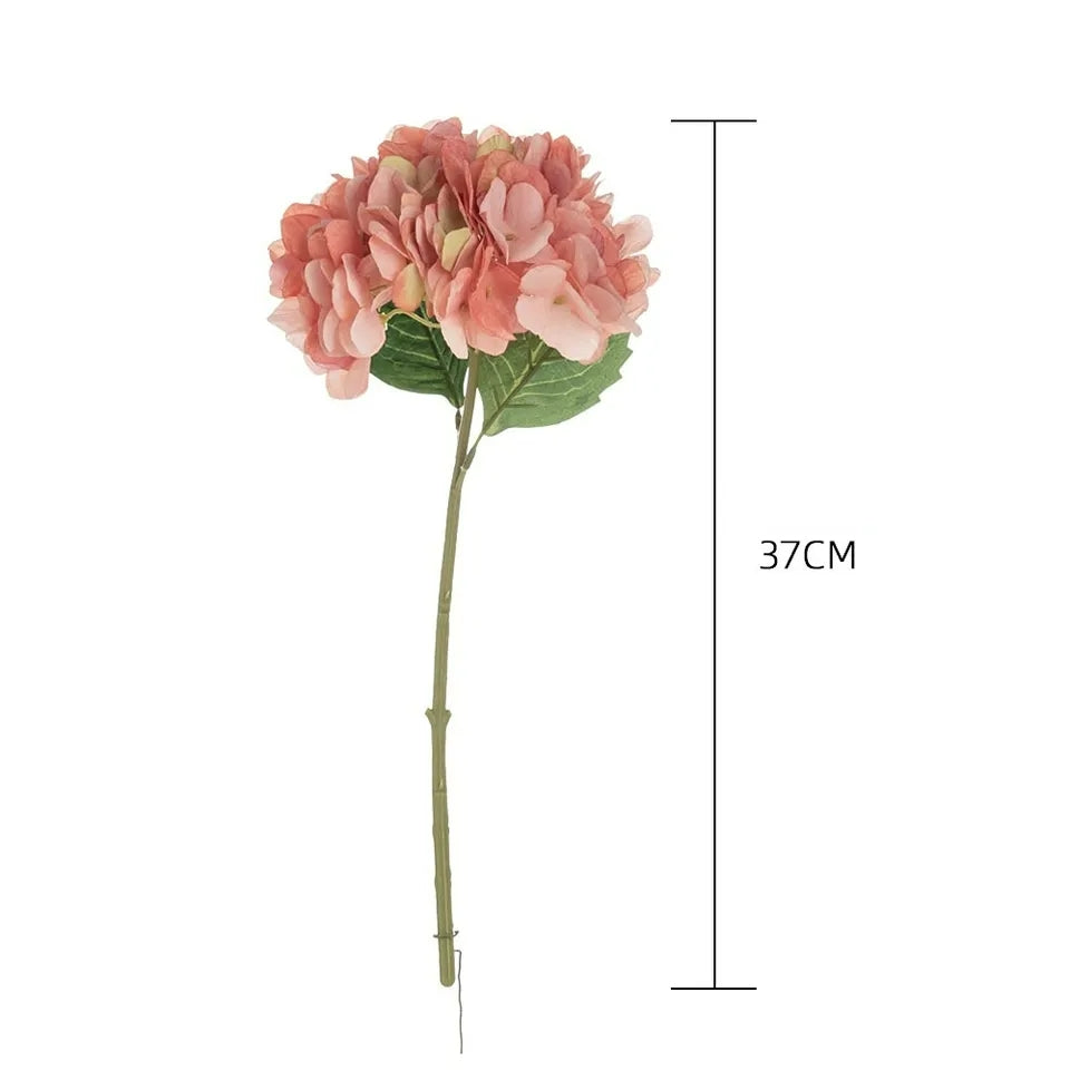 Pink Hydrangea Artificial Flower