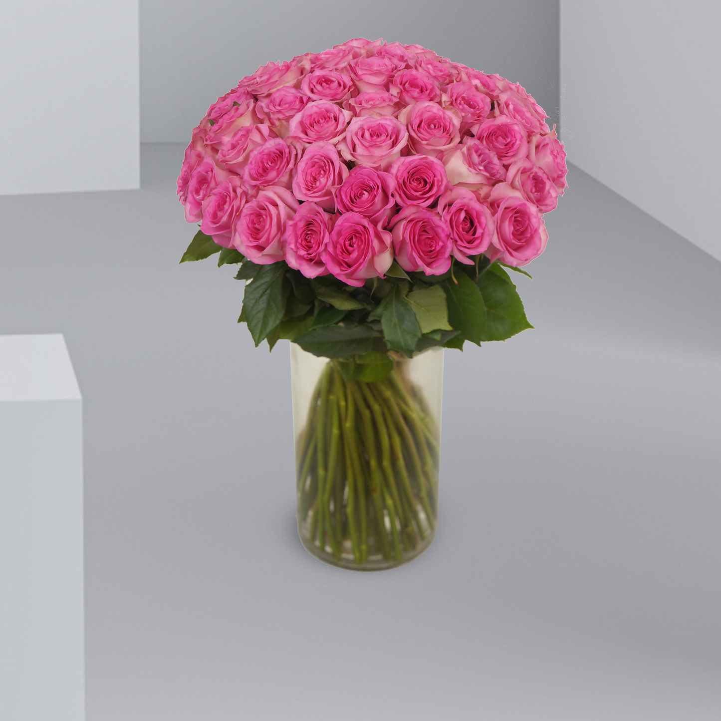 50 Rose Vase Delight