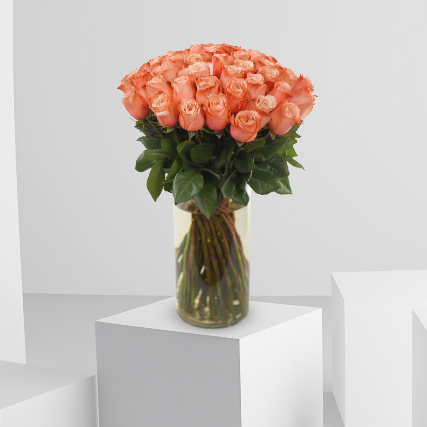 50 Rose Vase Delight