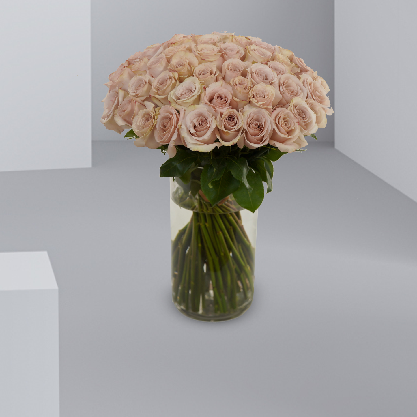 50 Rose Vase Delight