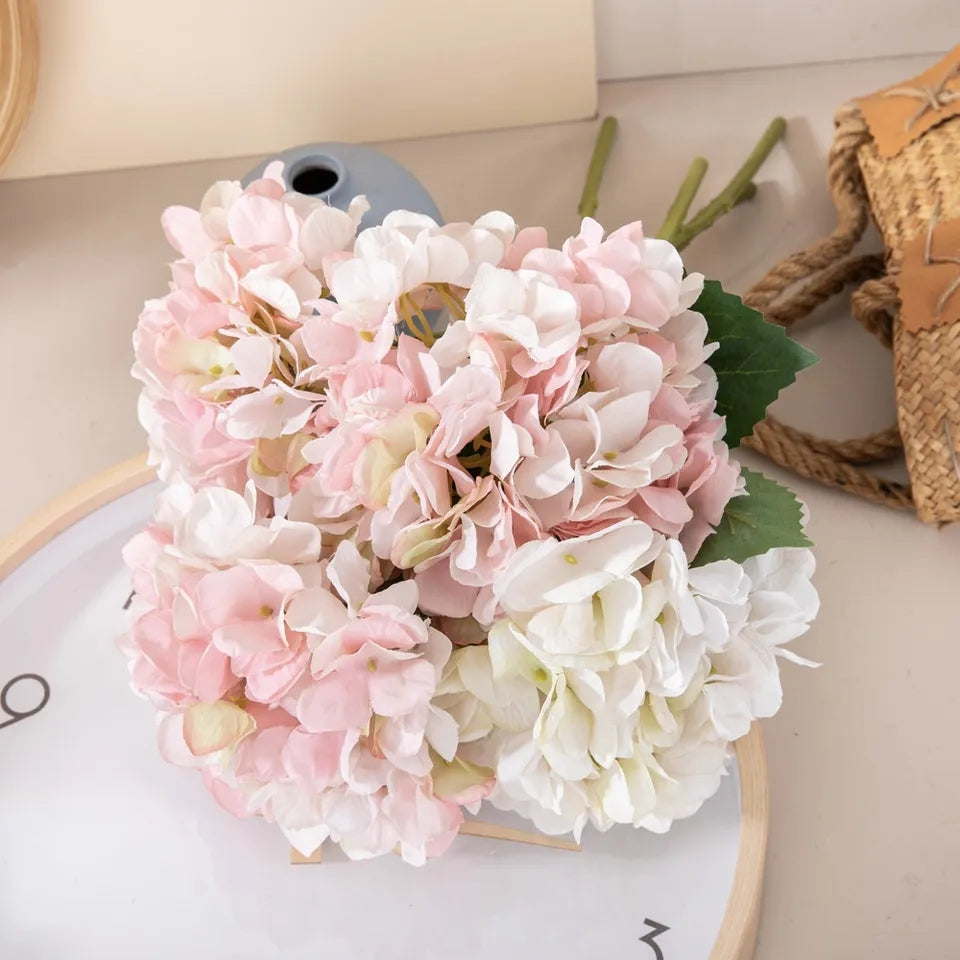 Pink Hydrangea Artificial Flower