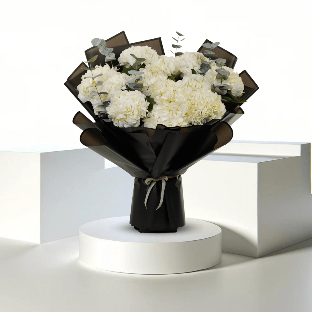 Blushing Hydrangeas WD - Buy in Qatar | 24 Hour Flower