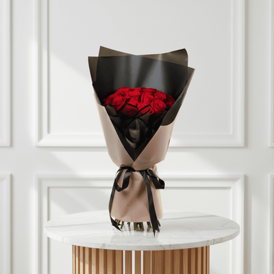 Carmesí Elegante - THF1018 - Buy Bouquet in Qatar | 24 Hour Flower