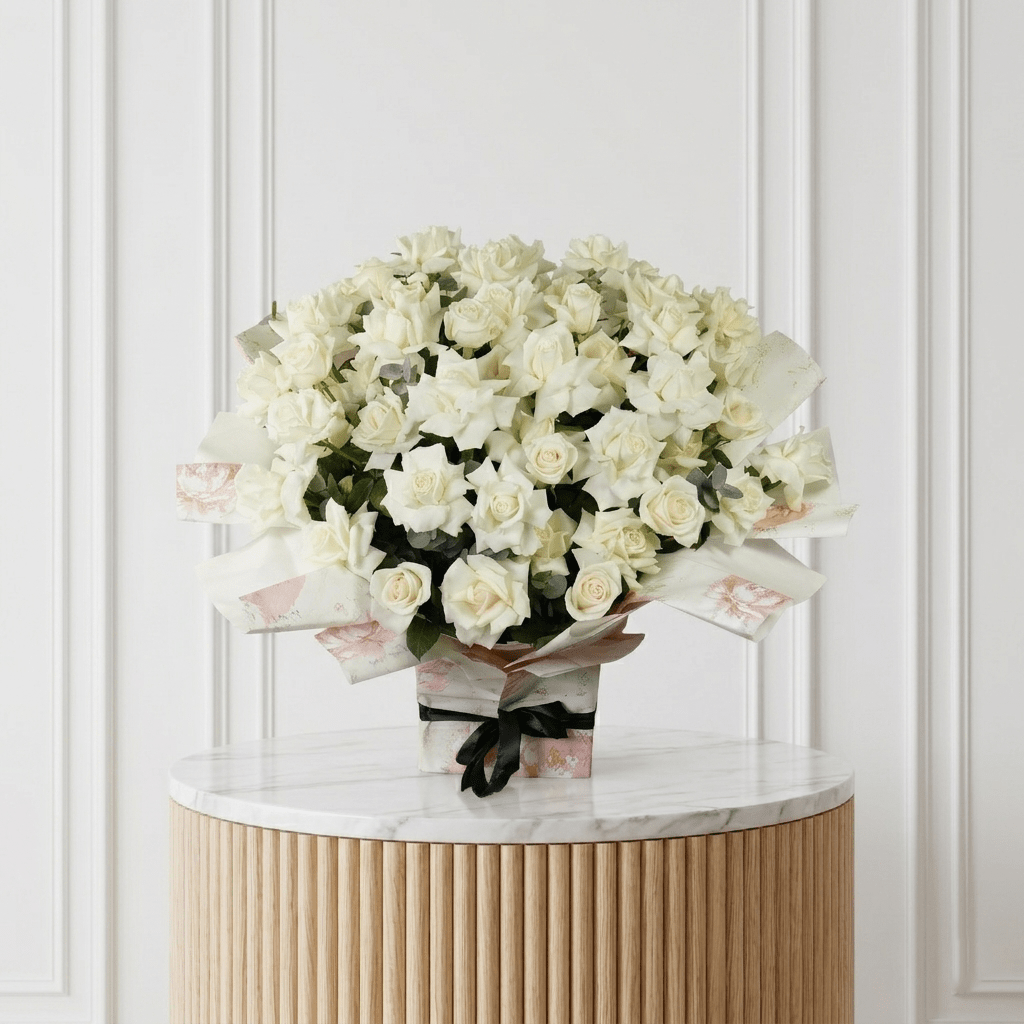 Ivory Grandeur - Buy in Qatar | 24 Hour Flower