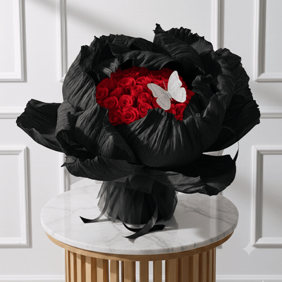 Peony Heart - JWD - Buy in Qatar | 24 Hour Flower