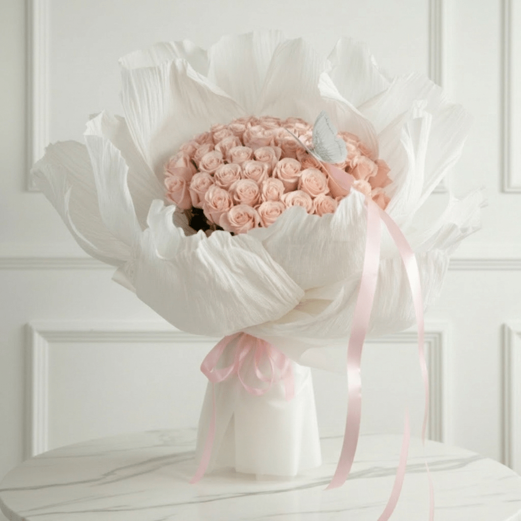 Peony Heart - THF1084 - Buy in Qatar | 24 Hour Flower