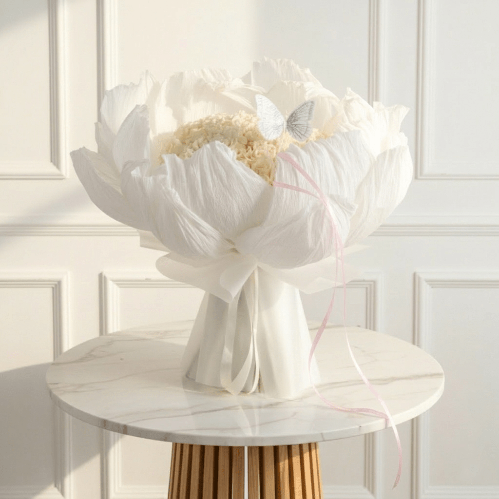 Peony Heart - THF1084 - Buy in Qatar | 24 Hour Flower
