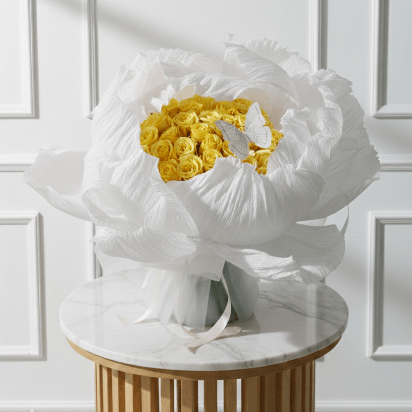 Peony Heart - THF1084 - Buy in Qatar | 24 Hour Flower