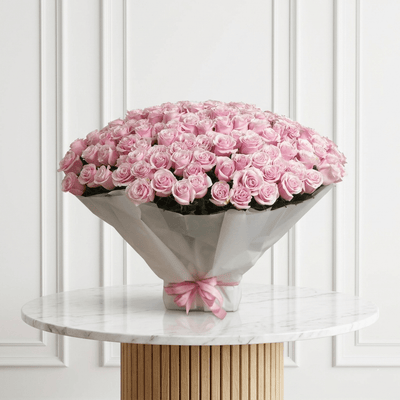 Pink Rose Elegance - THF1060 - Buy Bouquet in Qatar | 24 Hour Flower