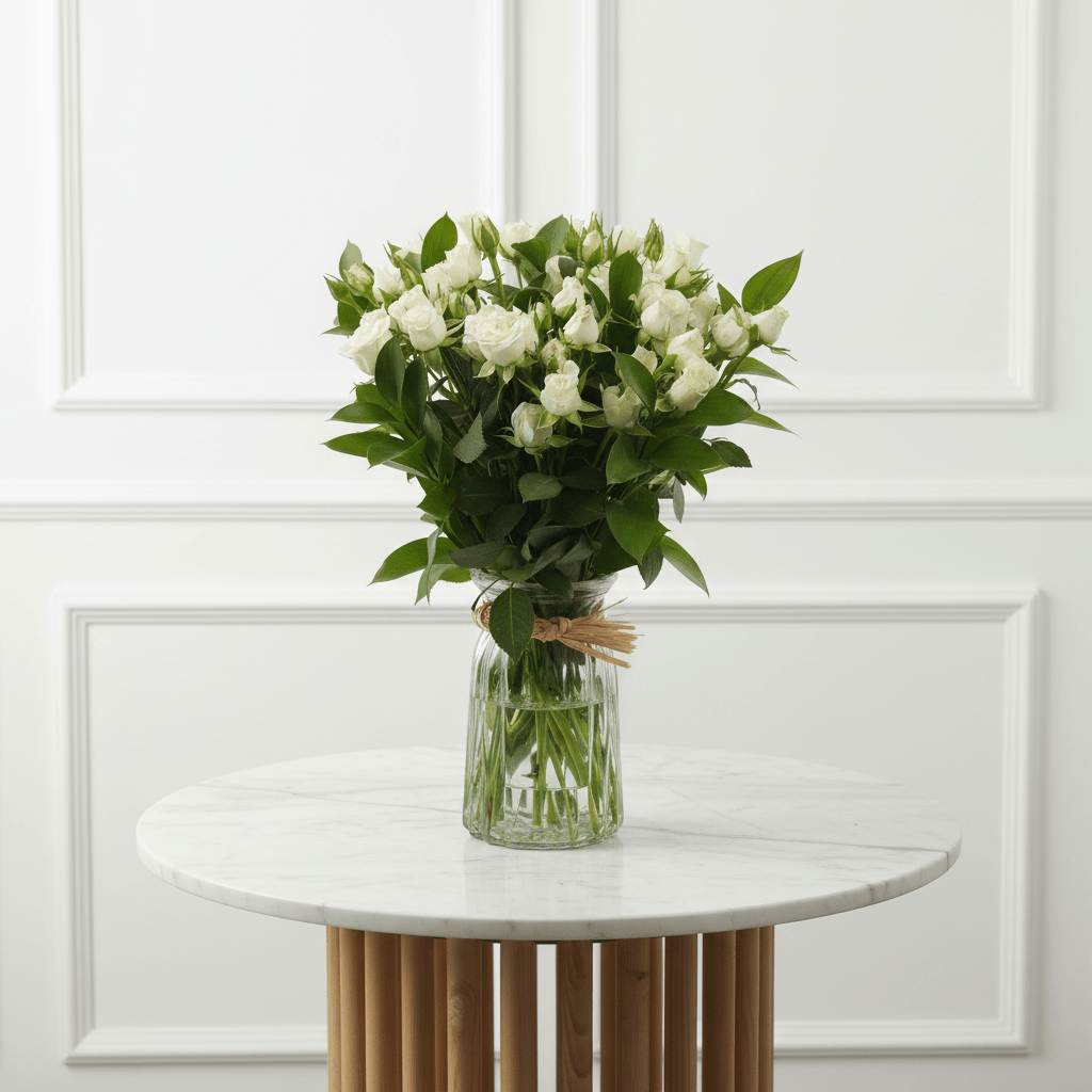Pure Elegance - T4021 - Buy Vase Arrangement in Qatar | 24 Hour Flower