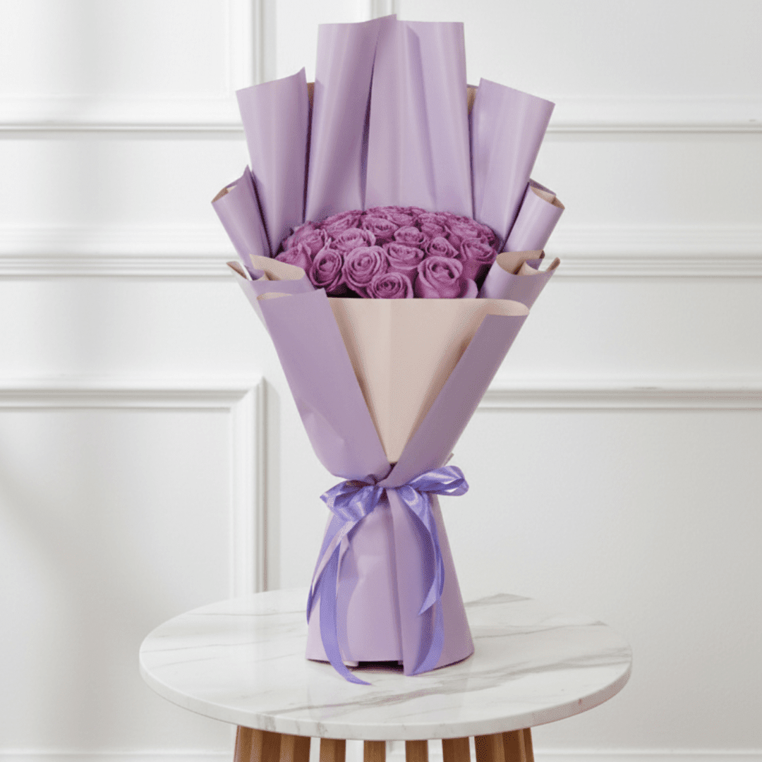 Regalità Viola - THF1037 - Buy in Qatar | 24 Hour Flower