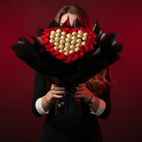 Romantic Indulgence - T12000 - Buy Bouquet in Qatar | 24 Hour Flower