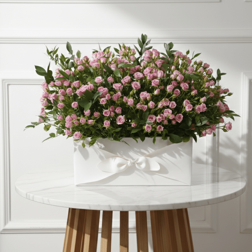 Rosy Ruscus Delight - THF3007 - Buy Gift item in Qatar | 24 Hour Flower