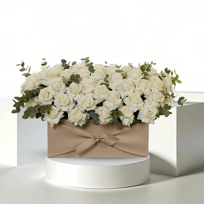 Scarlet Symphony - Buy 24HF BOX in Qatar | 24 Hour Flower