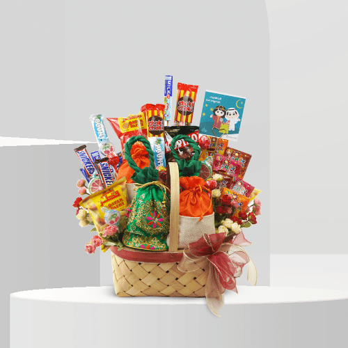 Squire Garangao Basket - Buy in Qatar | 24 Hour Flower