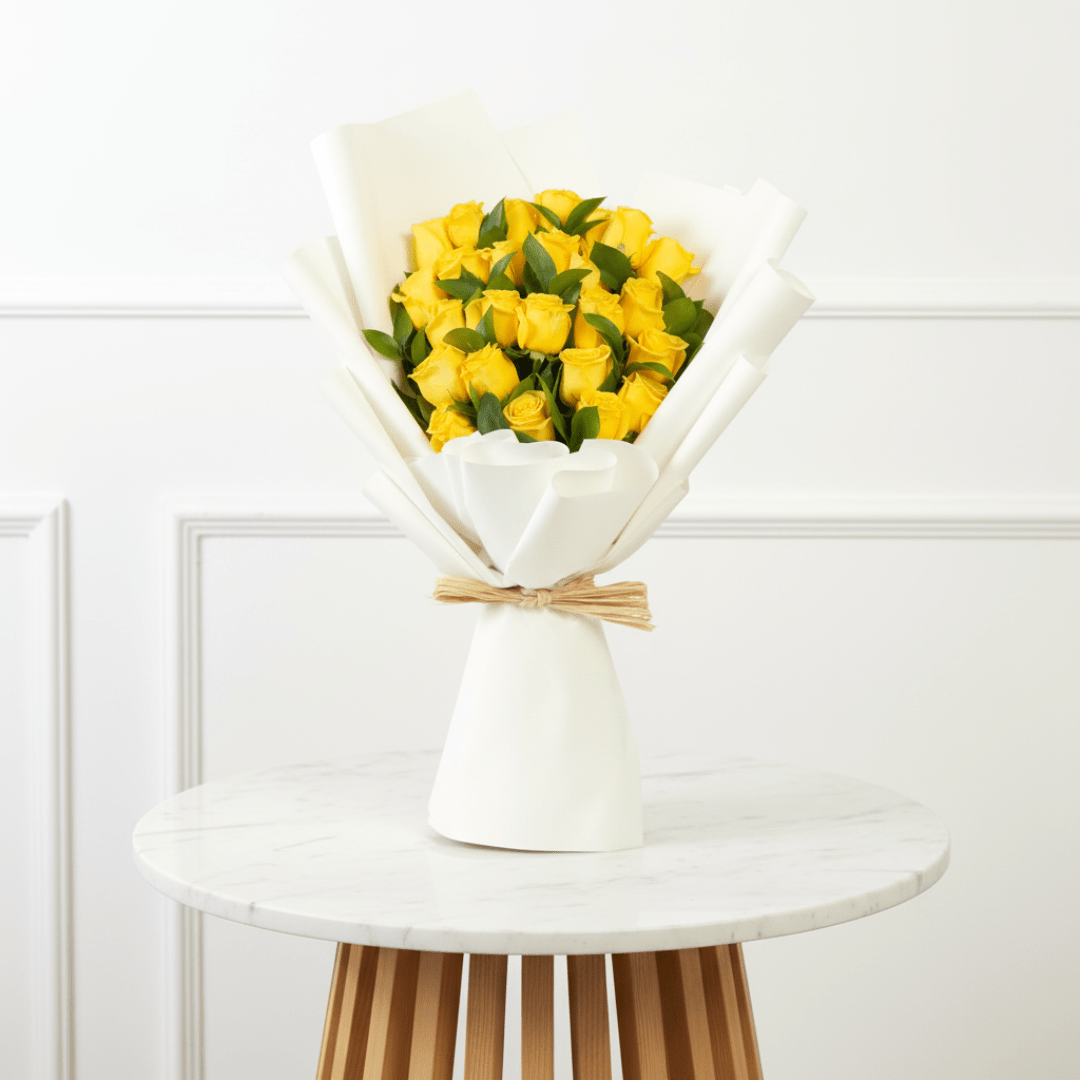 Sunlit Elegance - T1037 - Buy Bouquet in Qatar | 24 Hour Flower