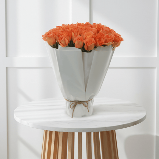 The Rustic Orange Bouquet - THF1005