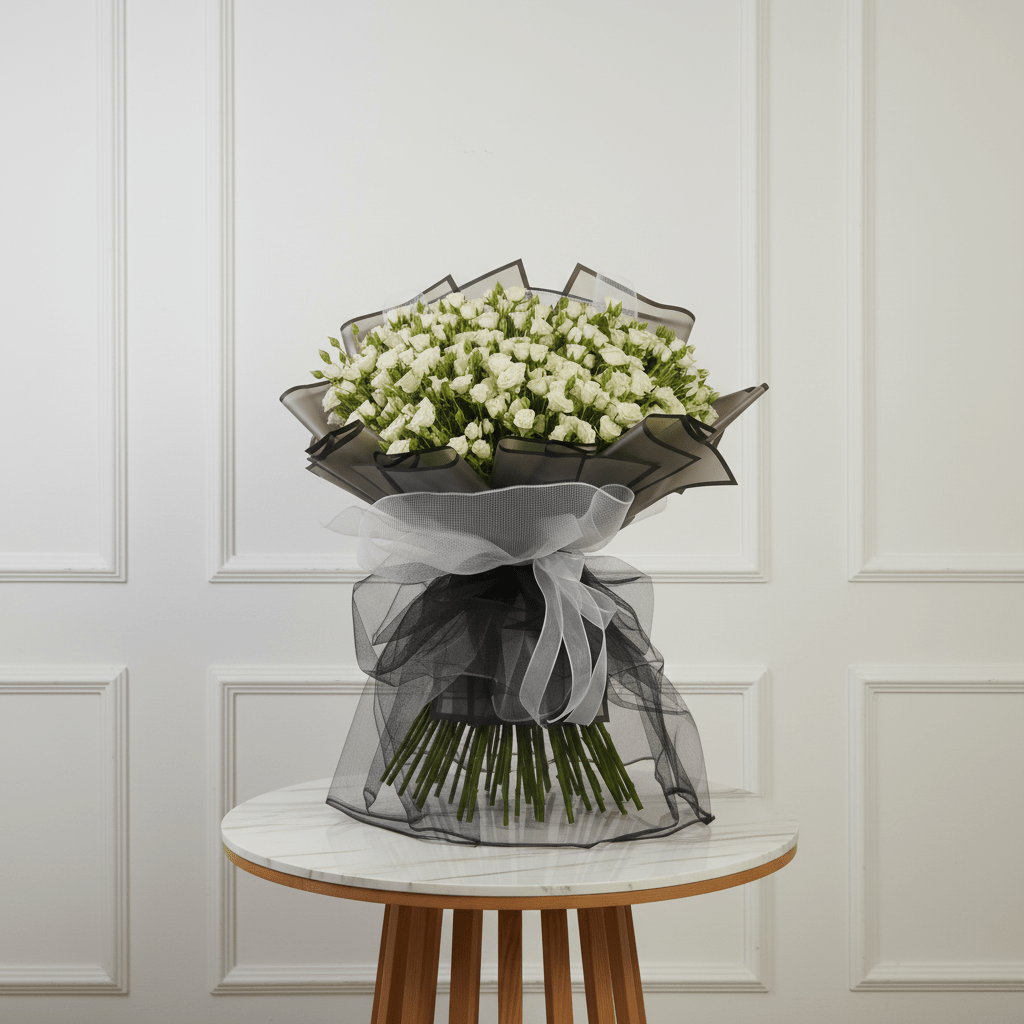 White Elegance - T15001 - Buy in Qatar | 24 Hour Flower