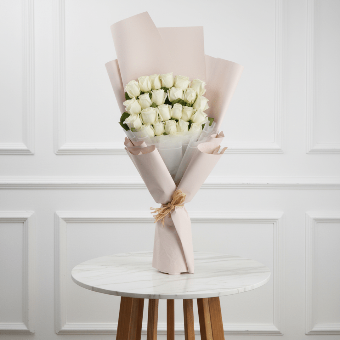 White Whimsy - THF1078 - Buy Bouquet in Qatar | 24 Hour Flower