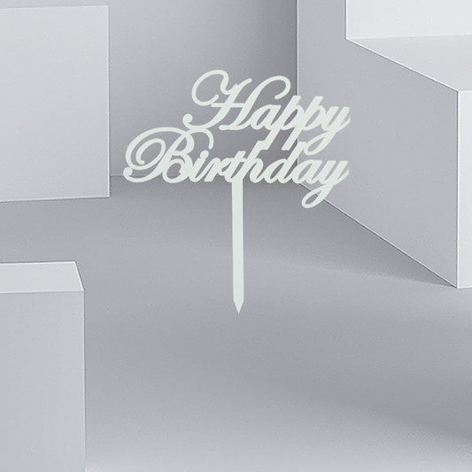 Happy Birthday Arcylic Stick